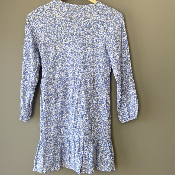 Nobody’s Child Blue and White Floral Mini Dress - Picture 5 of 5